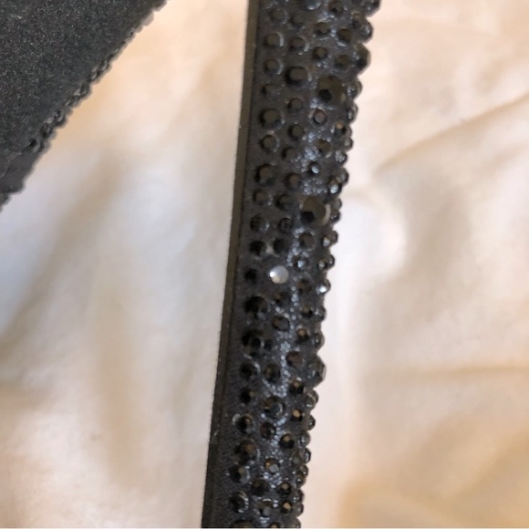 DIBA Black Rhinestone Embellished Heels (US 7.5M) - Picture 13 of 16